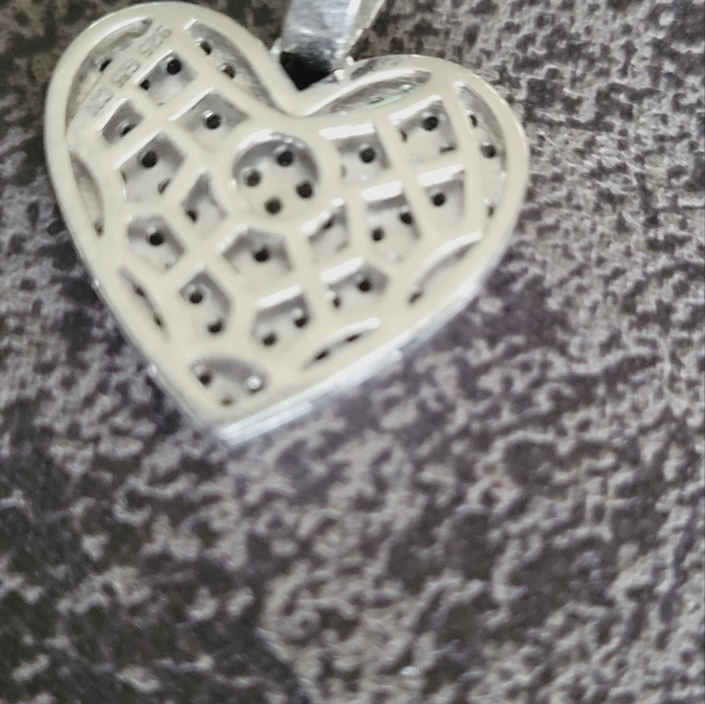 Silver Heart Pendant 925 silver - Picture 5 of 6